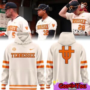 Tennessee Volunteers NCAA Baseball Cream Hoodie