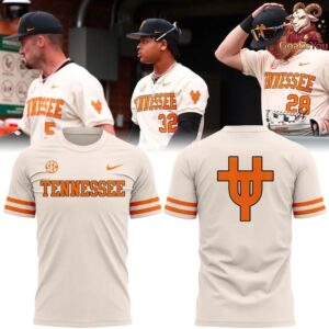 Tennessee Volunteers NCAA Baseball Cream T-Shirt