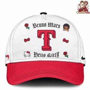 Texas Rangers x Bruno Mars x Hello Kitty x The Romantic Tour Jersey 4