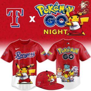 Texas Rangers x Pokémon GO Night Limited Edition Jersey