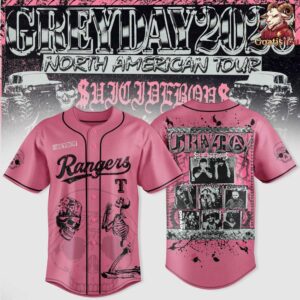 Texas Rangers x Suicideboys Greyday 2026 Jersey