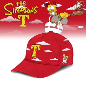 Texas Rangers x The Simpsons Limited Edition Baseball Jersey 2