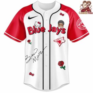 Toronto Blue Jays x Bruno Mars x Hello Kitty x The Romantic Tour Jersey 2