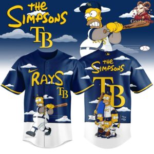 Tampa Bay Rays x The Simpsons Limited Edition Baseball Jersey