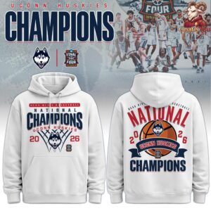 UConn Huskies 2026 NCAA Men’s Basketball National Champions Hoodie