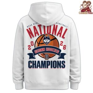 UConn Huskies NCAA Mens Basketball National Champions Hoodie 2
