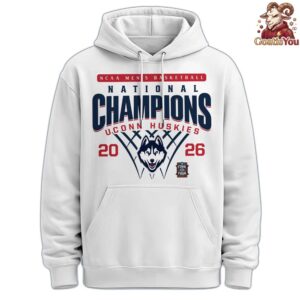 UConn Huskies NCAA Mens Basketball National Champions Hoodie 3