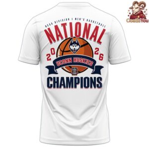 UConn Huskies NCAA Mens Basketball National Champions T Shirt 3