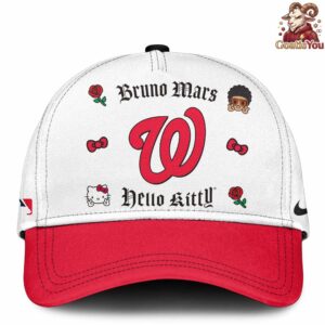 Washington Nationals x Bruno Mars x Hello Kitty x The Romantic Tour Jersey 4