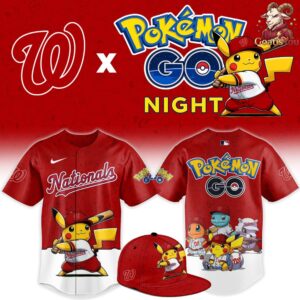 Washington Nationals x Pokémon GO Night Limited Edition Jersey