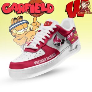 Wisconsin Badgers x Garfield Limited Edition Air Force 1