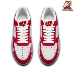 Wisconsin Badgers x Garfield Limited Edition Air Force 1 3